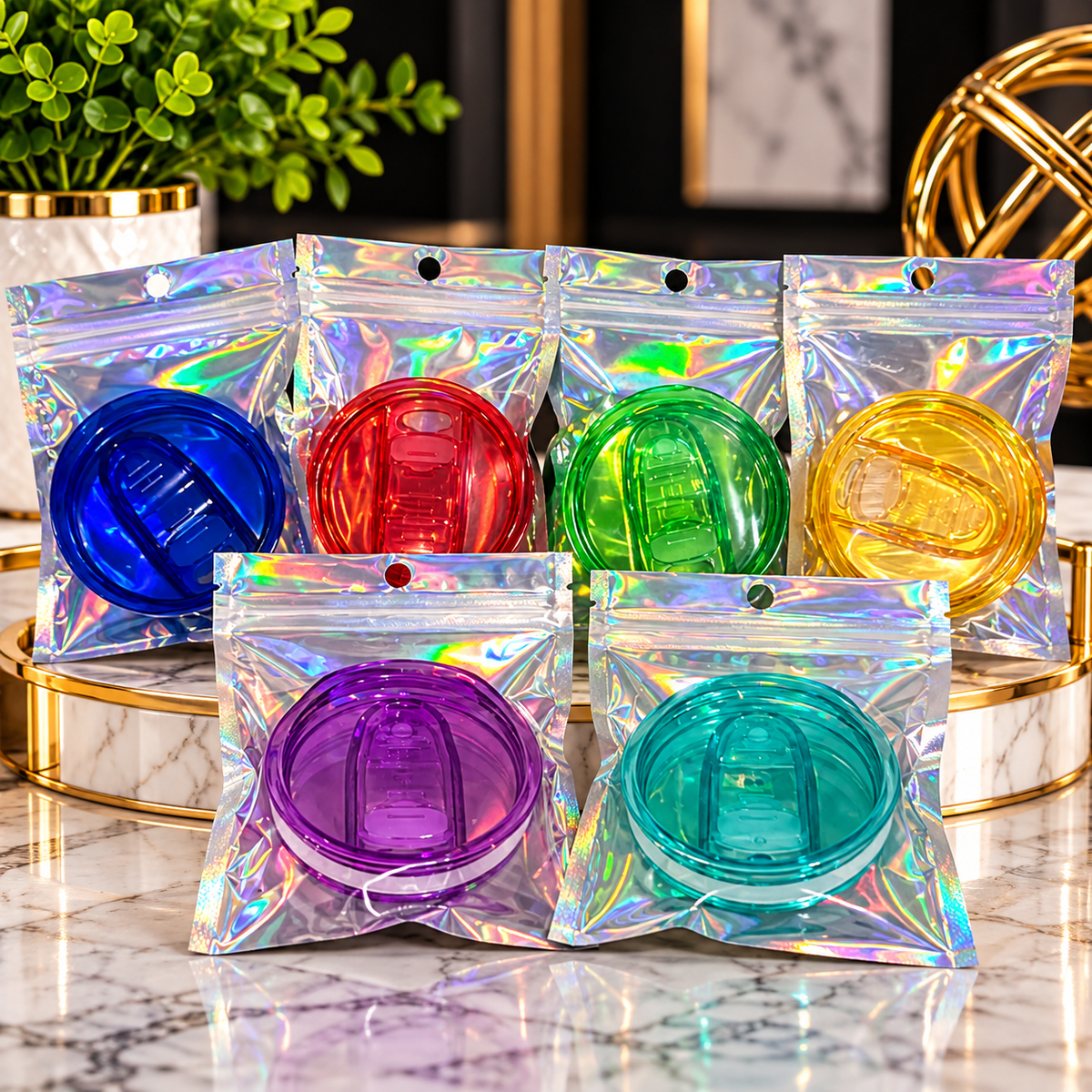 Colored Replacement Lids for 20oz Tumblers