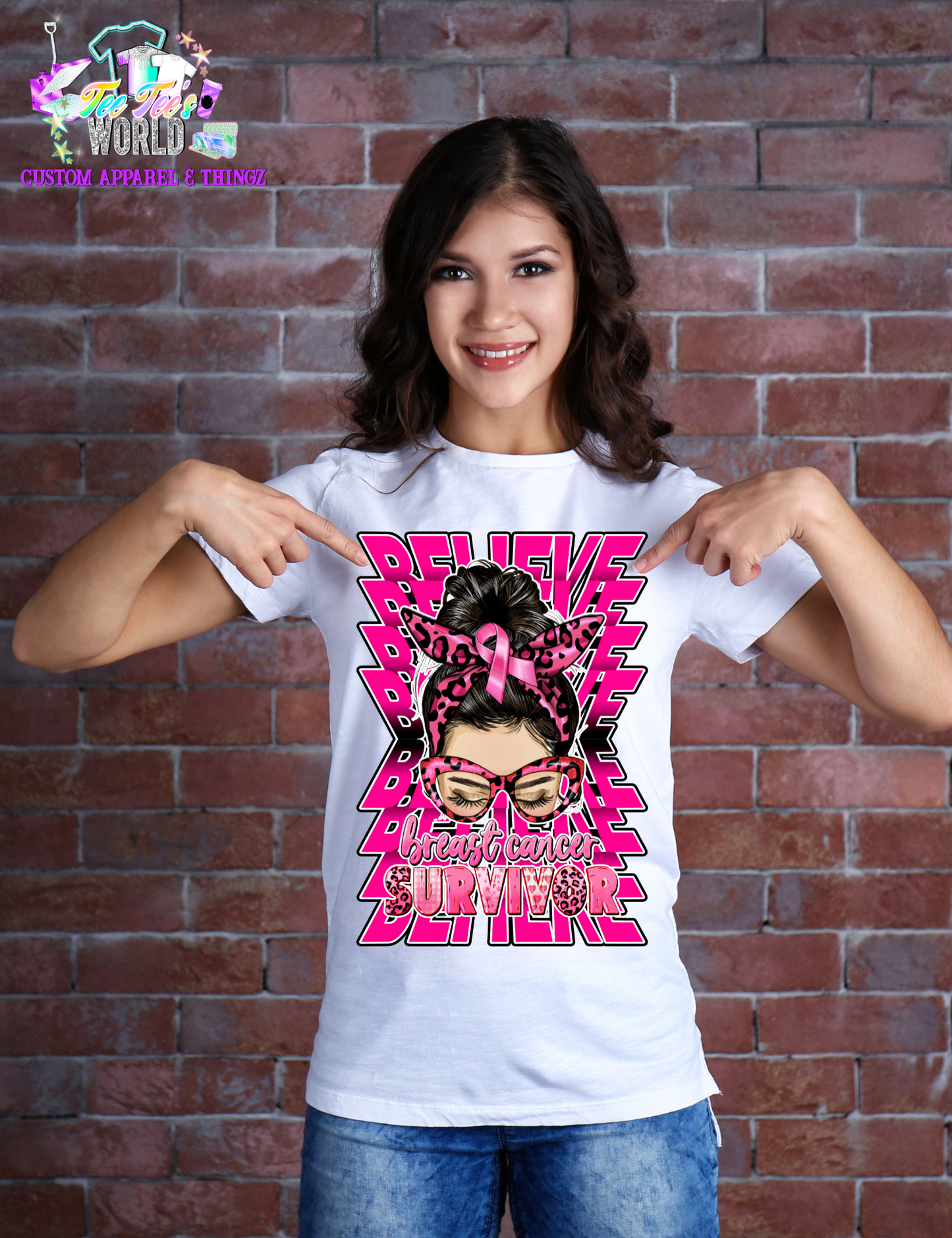 Breast Cancer Awareness Ready To Print PNG Bundle Digital Files