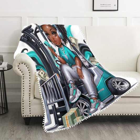 Chibi Style Forklift Driver In Teal 1 (PNG FILE ONLY)