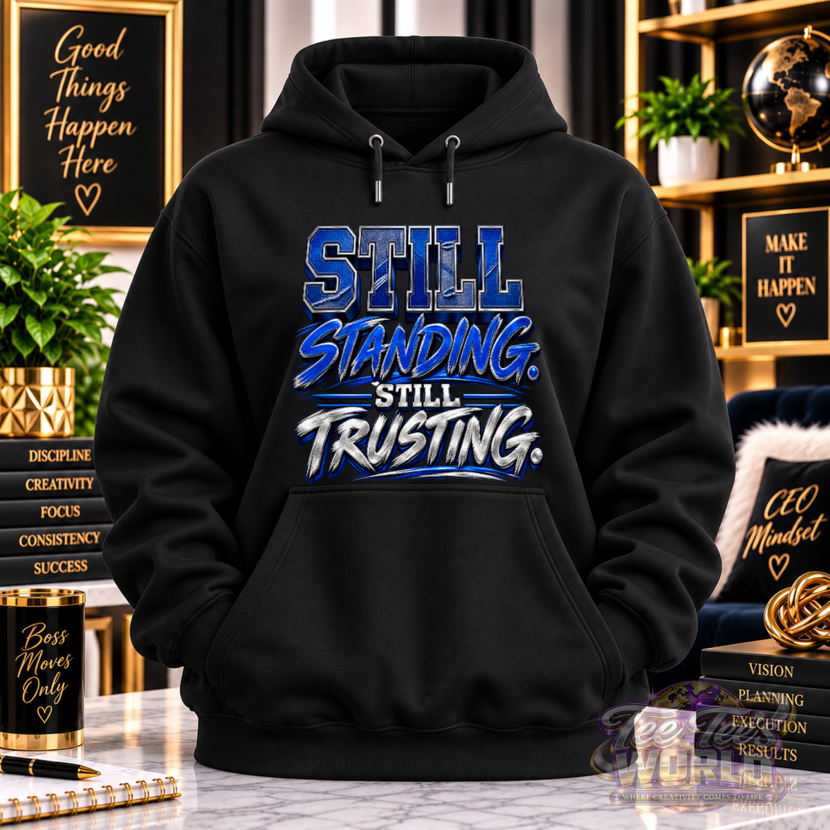 Still Standing. Still Trusting. | Faith Over Fear Hoodie — Two Colorways
