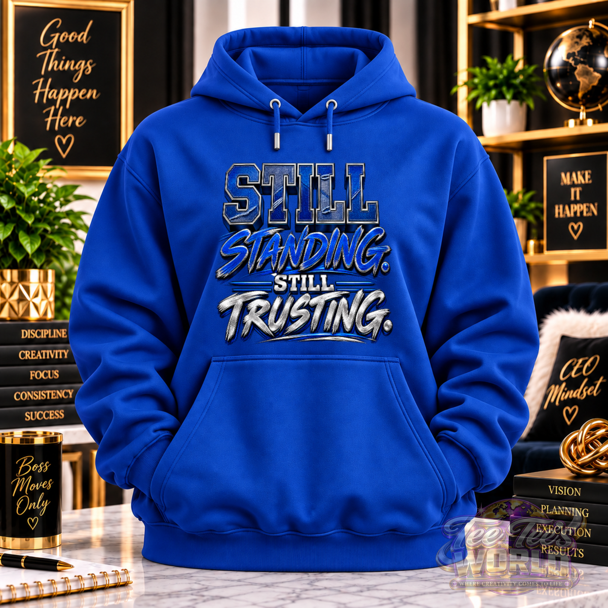 Still Standing. Still Trusting. | Faith Over Fear Hoodie — Two Colorways