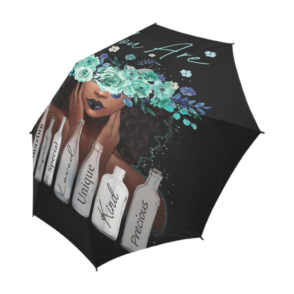 You Are Amazing Semi-Automatic Foldable Umbrella (Model U05)