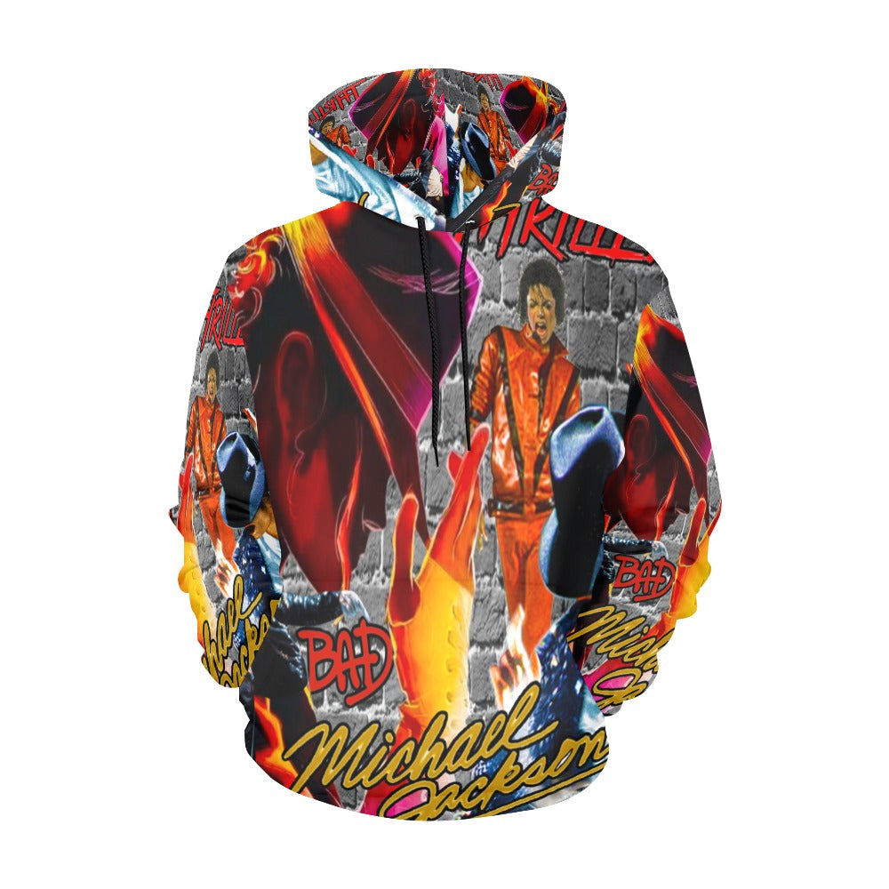 Michael Jackson Best Hits All Over Print Hoodie (USA Size)