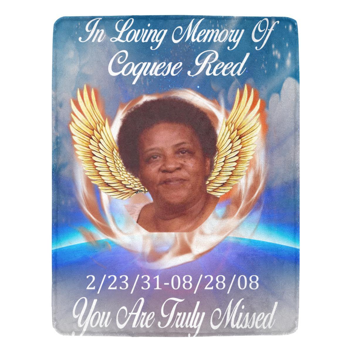 In Memory Of Coquese Ultra-Soft Micro Fleece Blanket 54''x70'' - Tee Tee's World