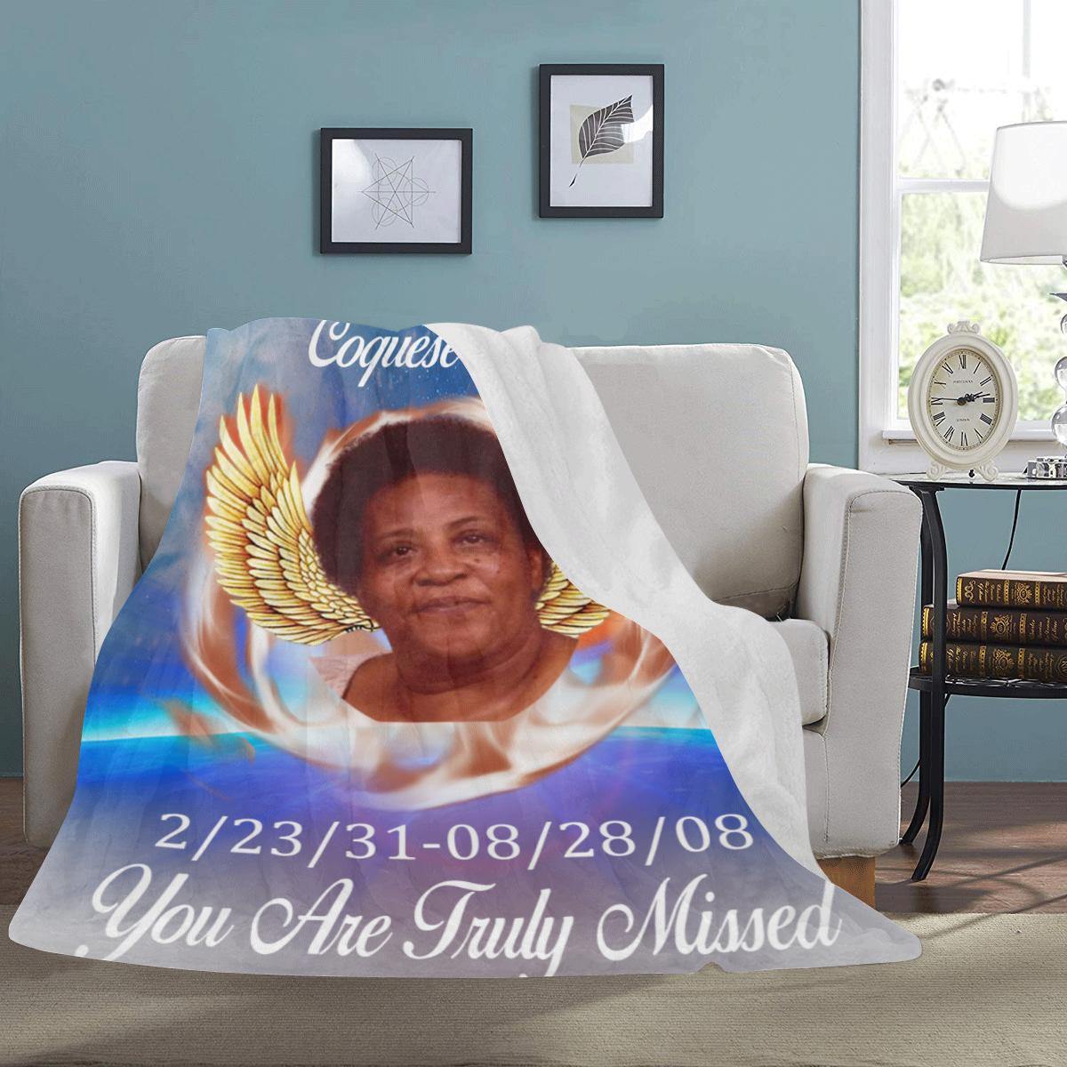 In Memory Of Coquese Ultra-Soft Micro Fleece Blanket 54''x70'' - Tee Tee's World
