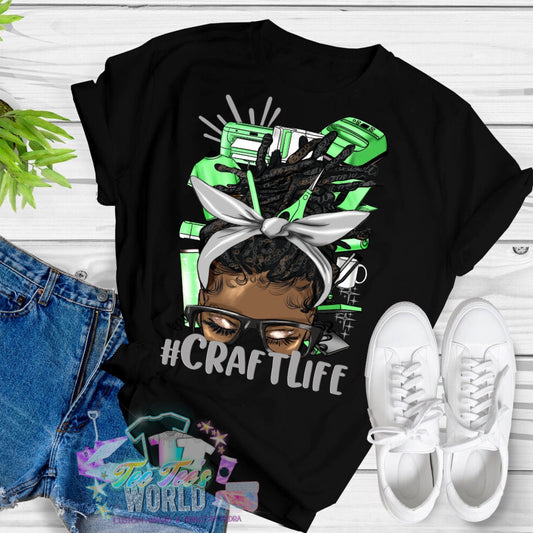 Craftlife Locs Green DTF Transfer ONLY