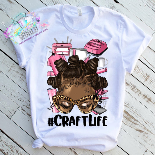 Craftlife Bantu Pink DTF Transfer ONLY