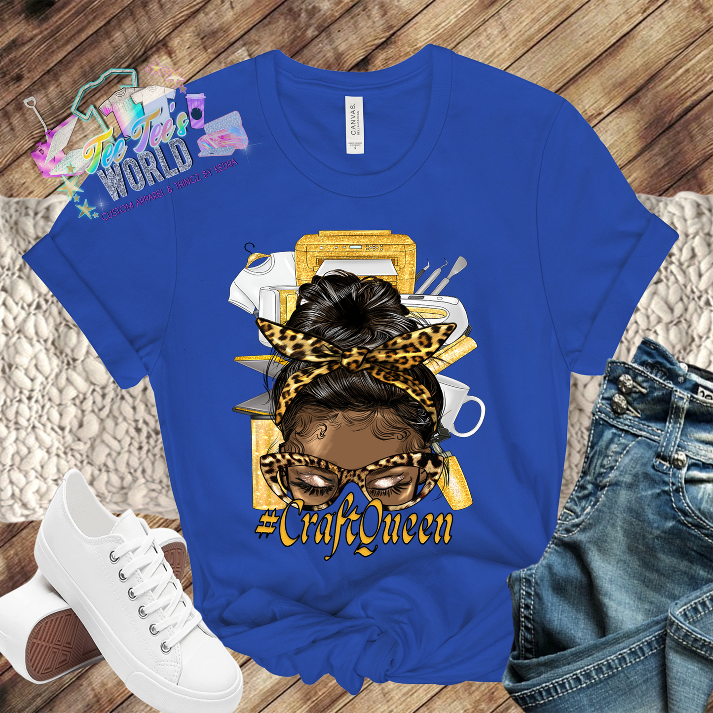 CraftQueen PNG File With Mockup