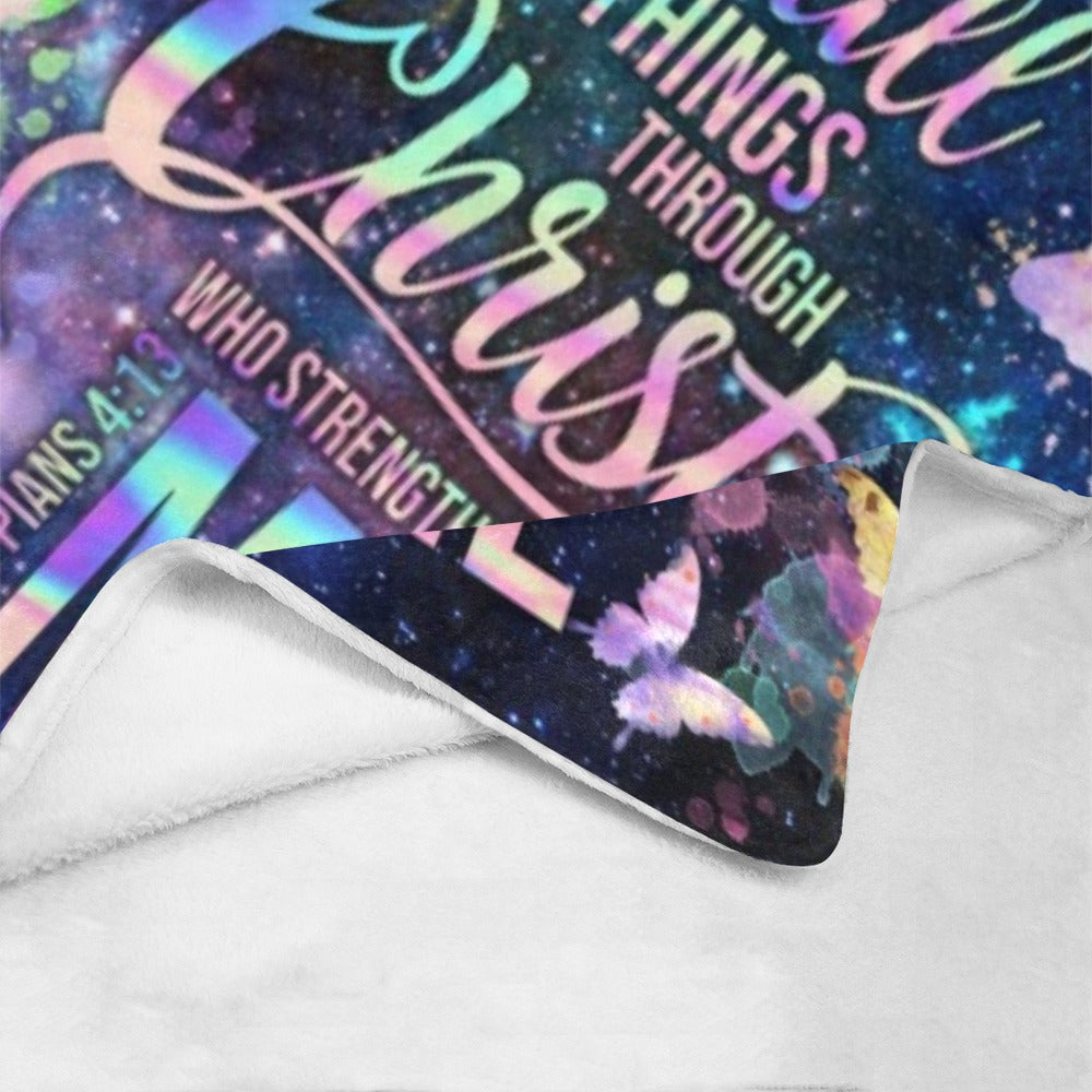 Christian-Bible Verse Ultra-Soft Micro Fleece Blanket 60"x80"