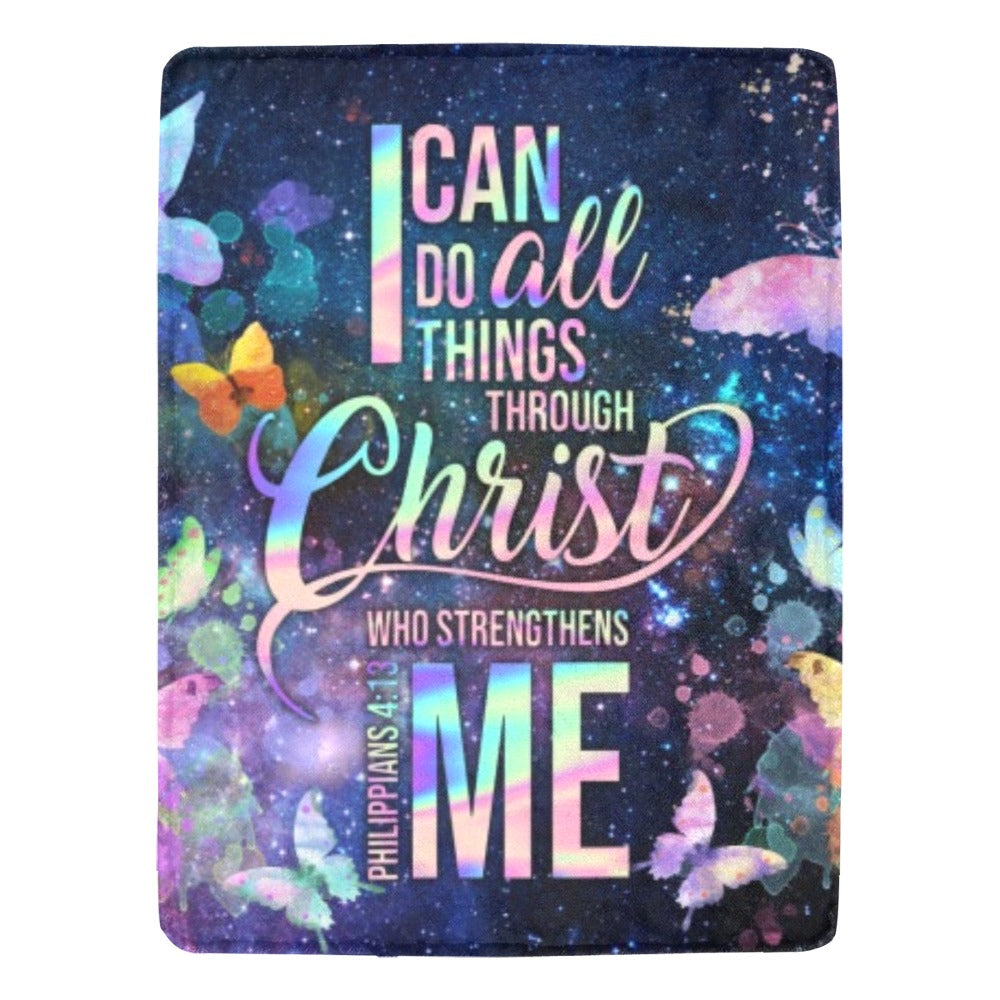 Christian-Bible Verse Ultra-Soft Micro Fleece Blanket 60"x80"