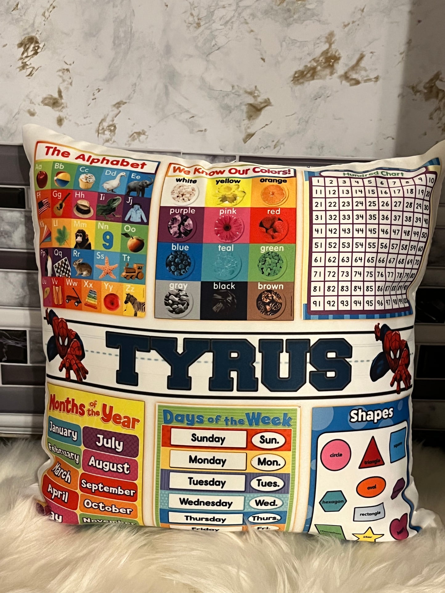 Custom Learning Pillows