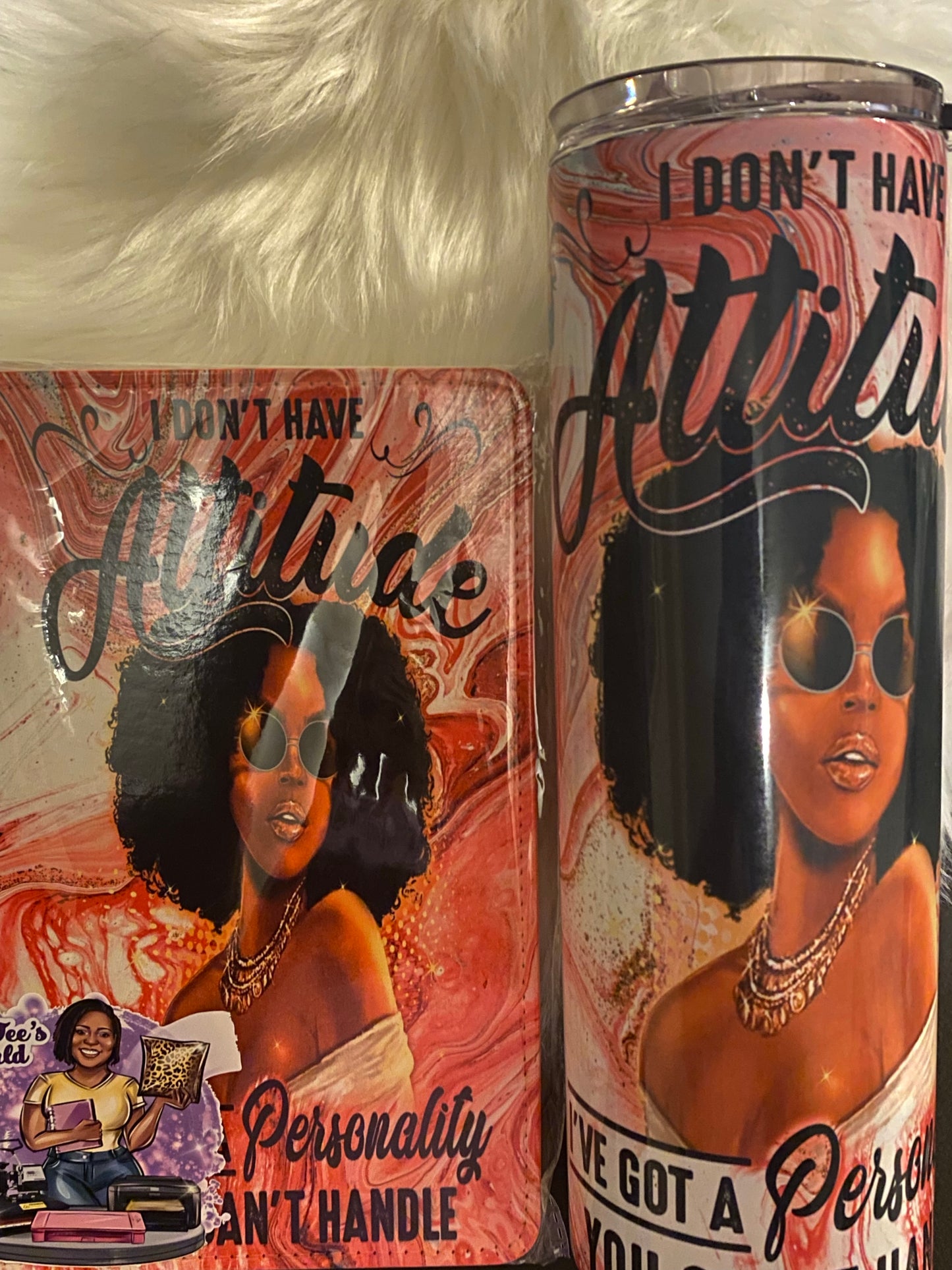 Custom Tumbler, Journal, (Coaster Not Pictured)